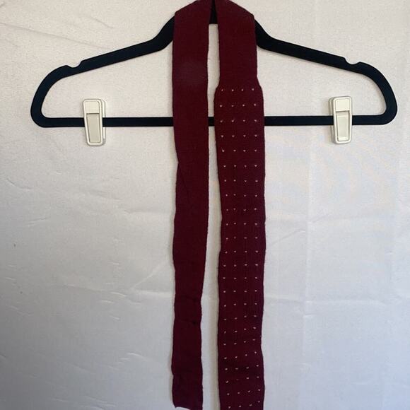 Private Club Heart Design 100% WOOL tie - Picture 3 of 4